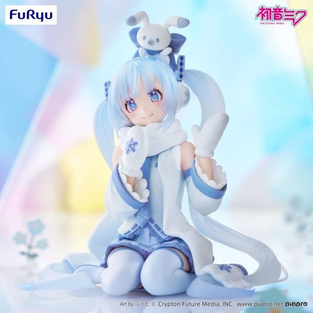 FuRyu Hatsune Miku Snow Miku 2024 Figure New Winter Noodle Stopper US Seller